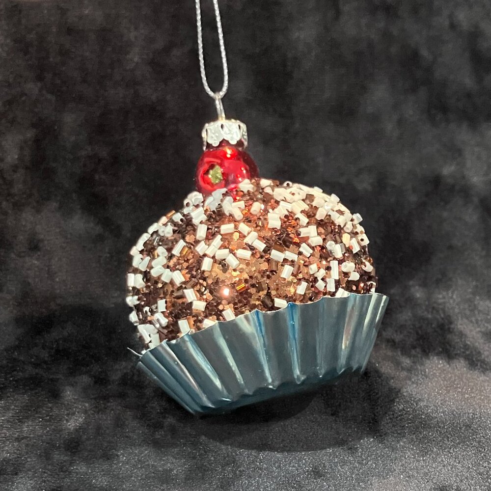 NWT Glass Chocolate Bonbon Ornament